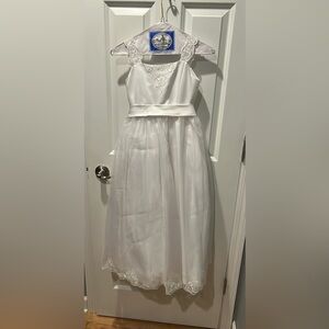 David’s Bridal Junior Bridesmaid Dress Girls Size 8